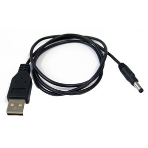 Socket 700 Series USB A Male to DC Plug Charging-Cable 1.5m (4.9 ft) SOCKET CHARGE CABLE USB A MALE TO DC PLUG 1.5M