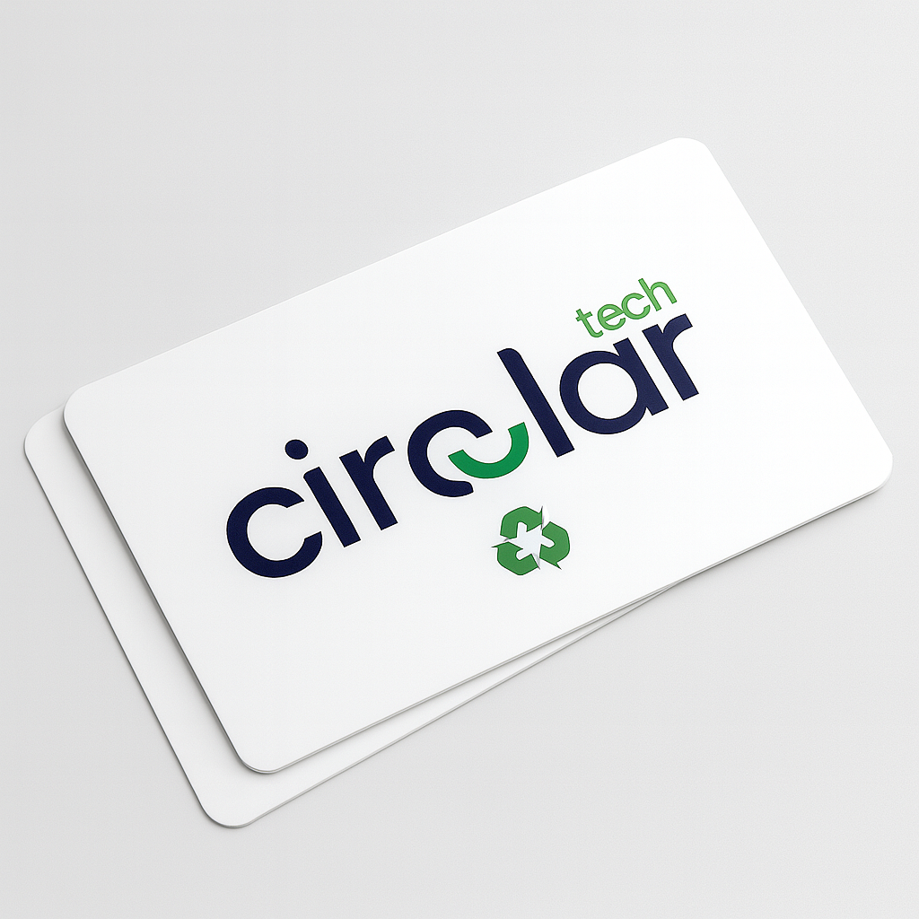 PET RECYCLABLE PLASTIC LOYALTY CARDS (100)