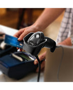 Zebra DS2278 Black Standard Range 1D/2D Cordless Bluetooth Handheld Barcode Scanner Kit - Scanner Shielded USB Cable & Cradle Included