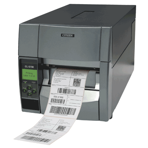 CITIZEN CL-S703II Industrial Thrml Trsf Label Ptr 300Dpi