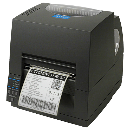 CITIZEN CLS-621II Thermal Transfer Label Printer, BLK