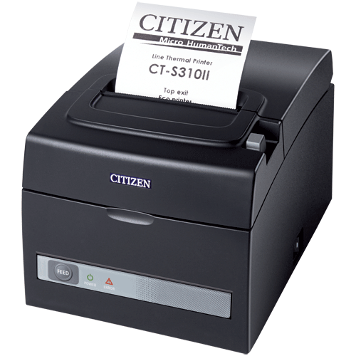 CITIZEN CTS-310II 3" Thermal Printer USB Ethernet interface Blk