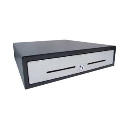 VPOS CASH DRAWER EC410 5 NOTE 8 COIN 24V BLACK S/S FRONT