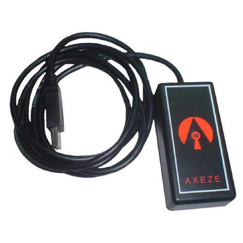AXEZE RFID Reader RS232 12V PE with Power Supply