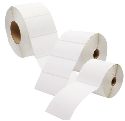 CALIBOR LABEL THERMAL PERMANENT ADHESIVE 76MM X 48MM 1 LABEL ACROSS 1000/ROLL 25MM CORE