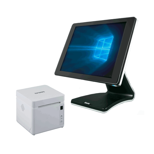 SAM4S TITAN S360W Bundle with GC102D White